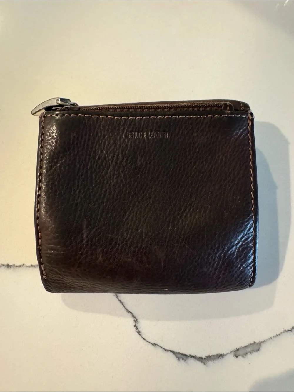 Fossil Dark Brown Leather Wallet